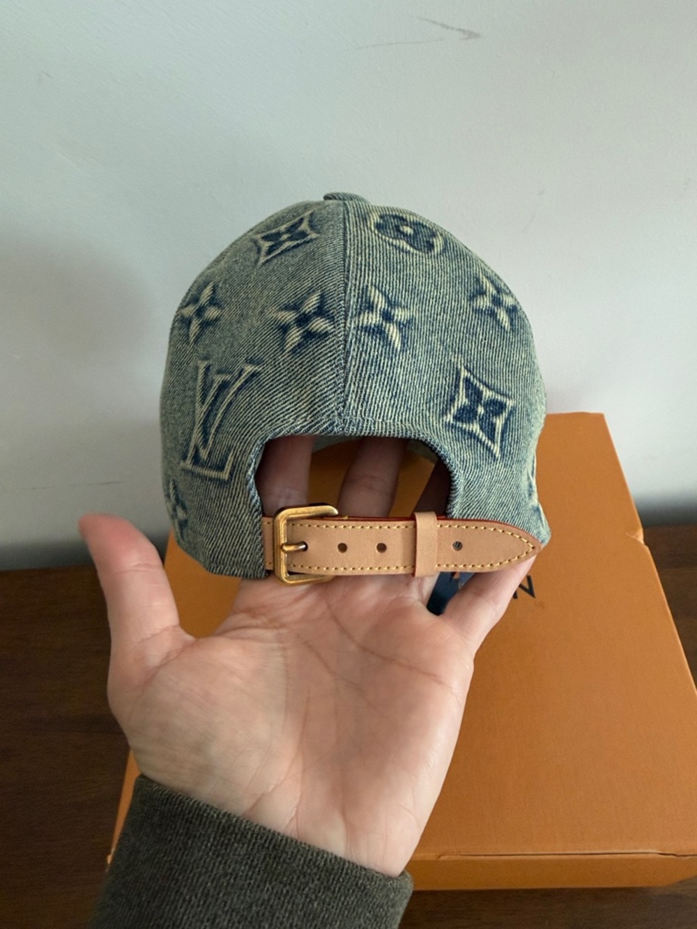 Louis Vuitton Denim Monogram Baseball Cap - Faded Blue - Picture 3 of 3